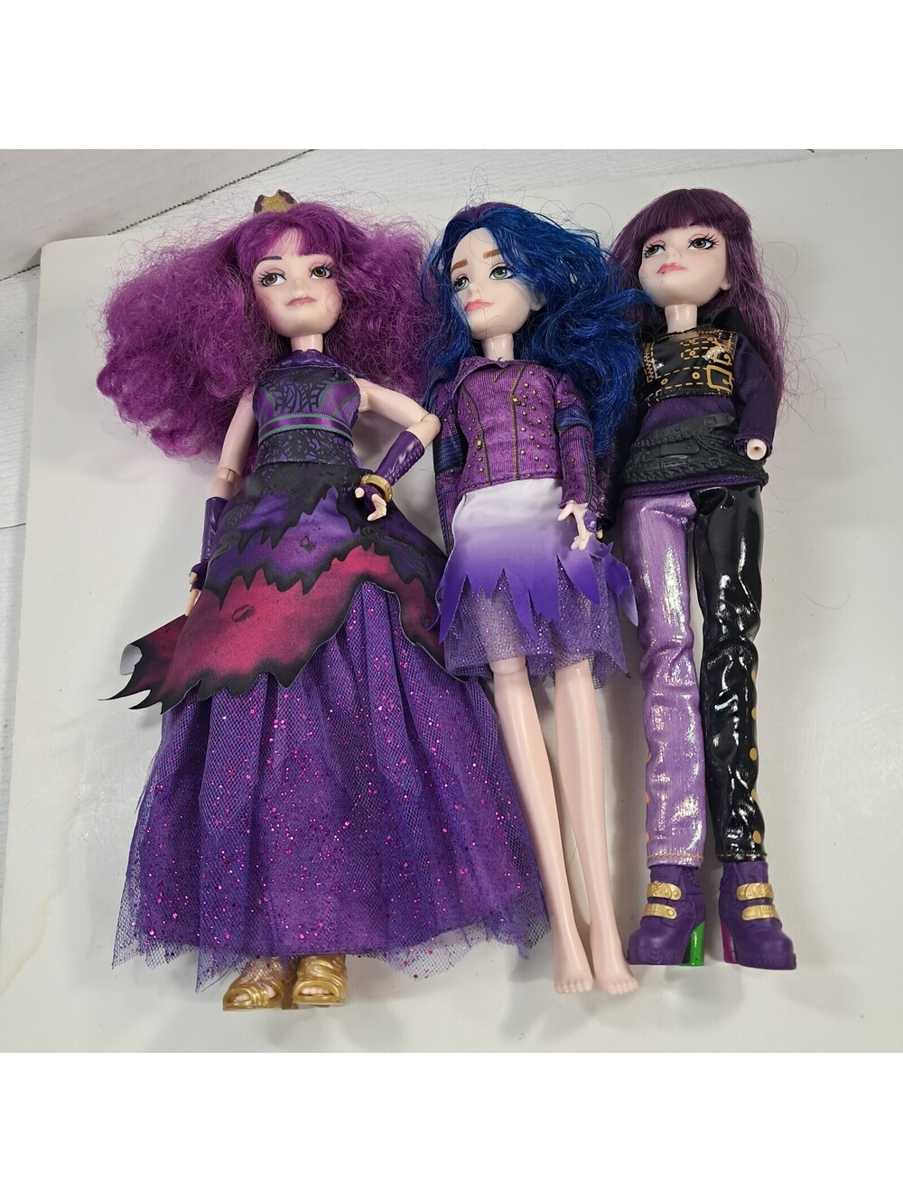 Disney Descendants Mal doll set 3 Royal Wedding Royal Yacht Enchanted Sea lot